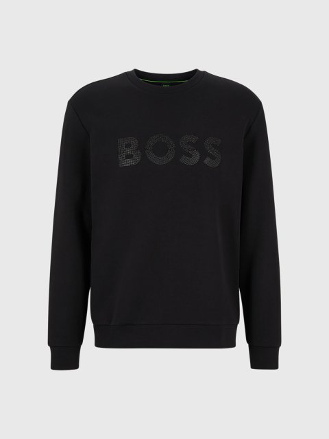 Чёрный свитшот BOSS: фото - Invogue