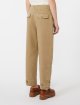 Бежеві брюки WEEKEND MAX MARA бавовняні: фото 3 - Invogue