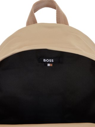 Бежевый рюкзак BOSS: фото 4 - Invogue