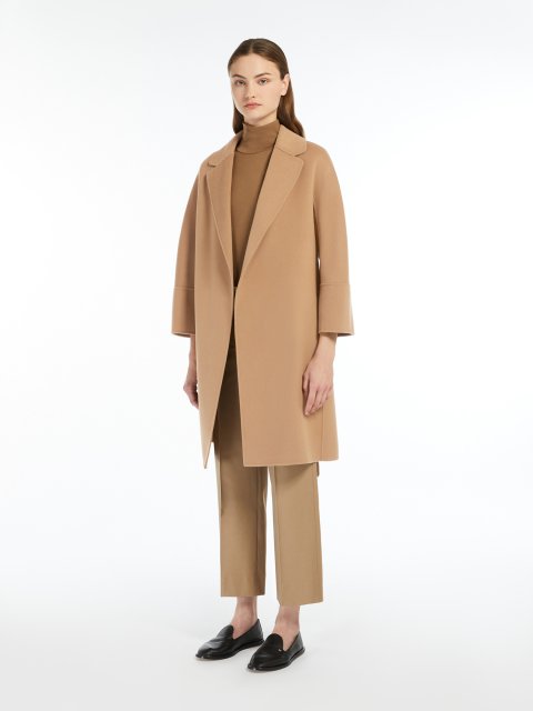 Темно-бежеве пальто MAX MARA з вовни: фото 1 - Invogue