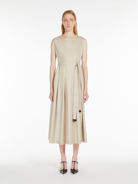 Бежева сукня Max Mara без рукавів: фото 3 - Invogue