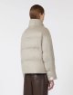 Бежевий пуховик MAX MARA кашеміровий: фото 3 - Invogue