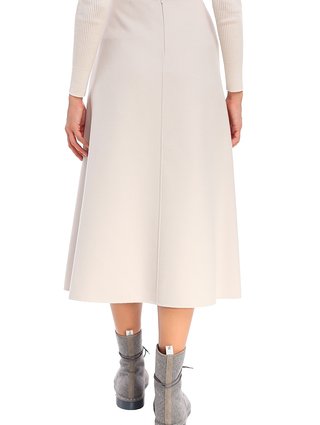 Серая юбка MAX MARA: фото 5 - Invogue