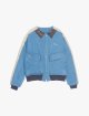Синий бомбер Push Button джинсовый: фото - Invogue