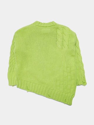 Зелений светр MM6 MAISON MARGIELA KIDS : фото 2 - Invogue
