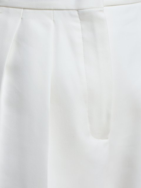 Белые брюки SPORTMAX: фото 5 - Invogue