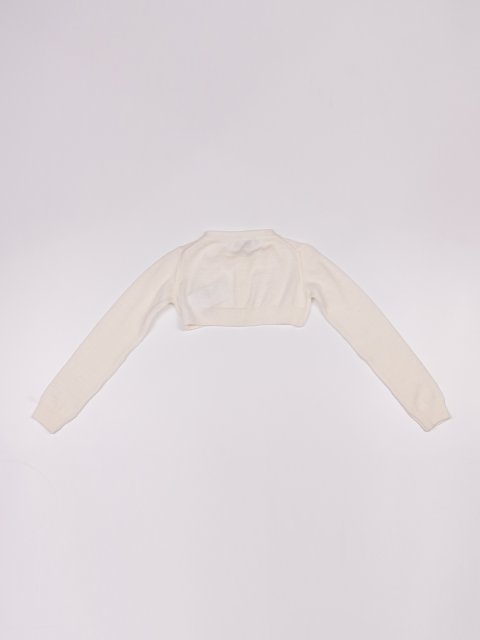 Кремовое болеро MONNALISA: фото 1 - Invogue