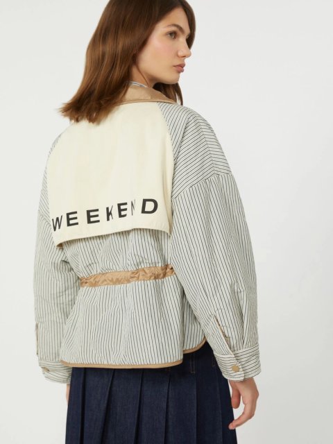 Світло-коричнева куртка WEEKEND MAX MARA двостороння: фото 5 - Invogue