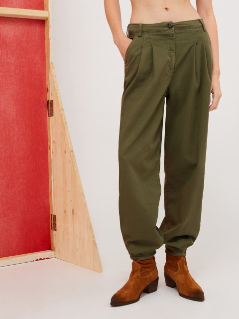 Зелені брюки MAX&CO : фото 1 - Invogue