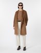 Коричневе пальто MAX MARA з альпаки та вовни: фото 1 - Invogue