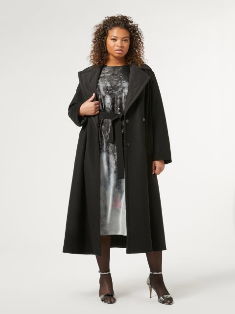 Темно-сіра сукня Marina Rinaldi з шовкового атласу: фото 3 - Invogue