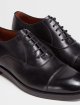Чорні оксфорди ZEGNA з полірованої вручну шкіри: фото 4 - Invogue