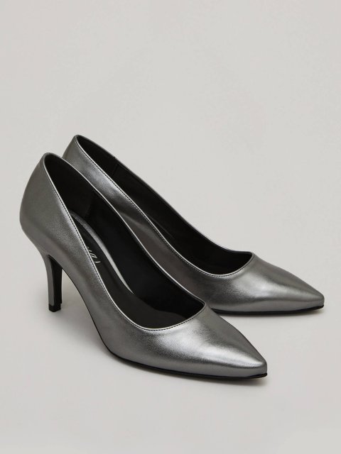 Тёмно-серые туфли PERSONA: фото 1 - Invogue