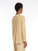 Золотий светр Max Mara з льону та шовку: фото 3 - Invogue