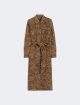 Сукня з леопардовим принтом WEEKEND MAX MARA шовкова: фото - Invogue