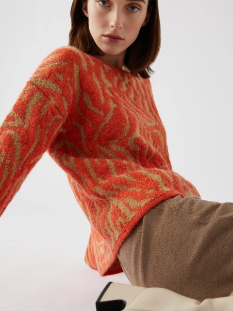 Помаранчевий светр PENNYBLACK : фото 4 - Invogue