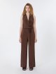 Шоколадний комбінезон Weekend Max Mara з віскози та еластану: фото 1 - Invogue