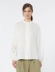 Біла сорочка Weekend Max Mara з чистого льону: фото 2 - Invogue