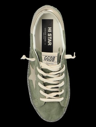 Фисташковые кеды GOLDEN GOOSE из замши: фото 5 - Invogue