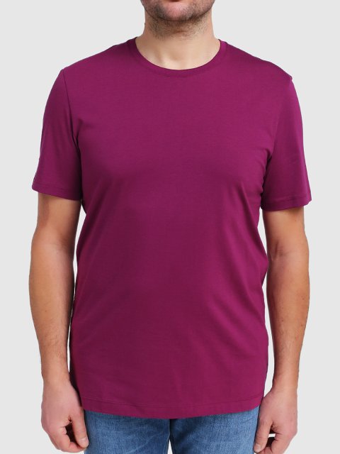 Фиолетовая футболка BOSS: фото 2 - Invogue
