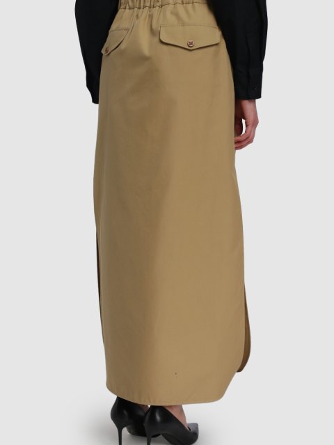 Бежевая юбка MAX MARA: фото 4 - Invogue