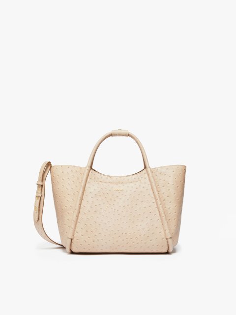 Бежевая сумка MAX MARA: фото - Invogue