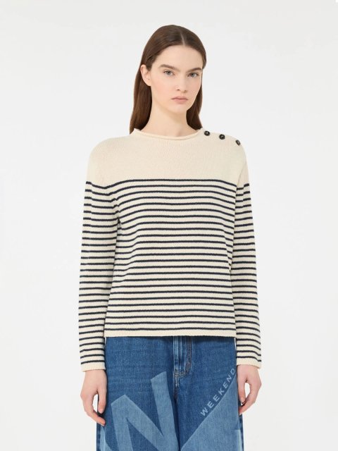 Свитер WEEKEND MAX MARA из смеси хлопка: фото 2 - Invogue