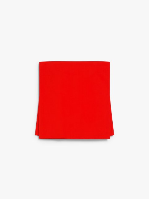 Красный топ Sportmax из эластичной вискозы: фото - Invogue