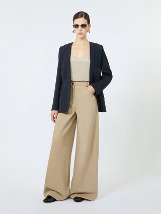 Темно-сірі брюки Max Mara з бавовни: фото 1 - Invogue