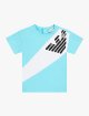 Блакитна футболка EMPORIO ARMANI KIDS : фото - Invogue