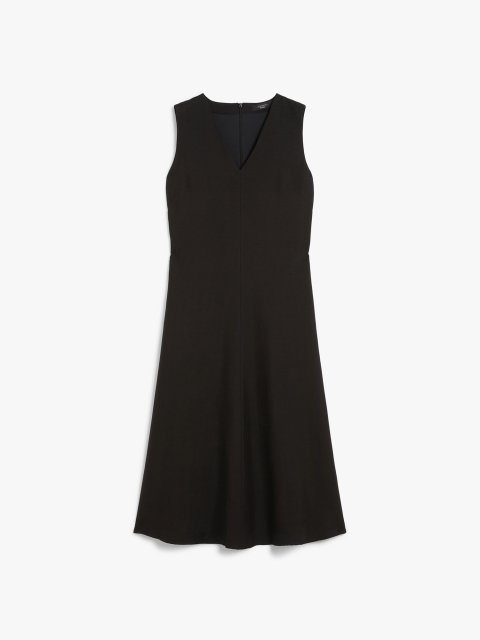 Чорна сукня Weekend Max Mara з віскози та льону: фото - Invogue