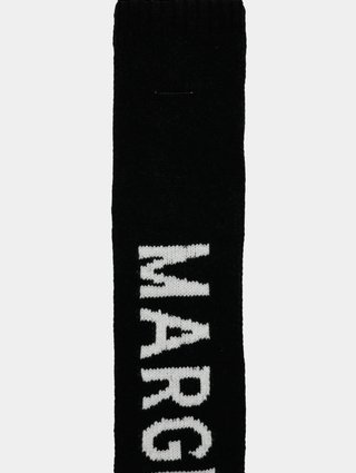 Чорний шарф MM6 MAISON MARGIELA KIDS : фото - Invogue