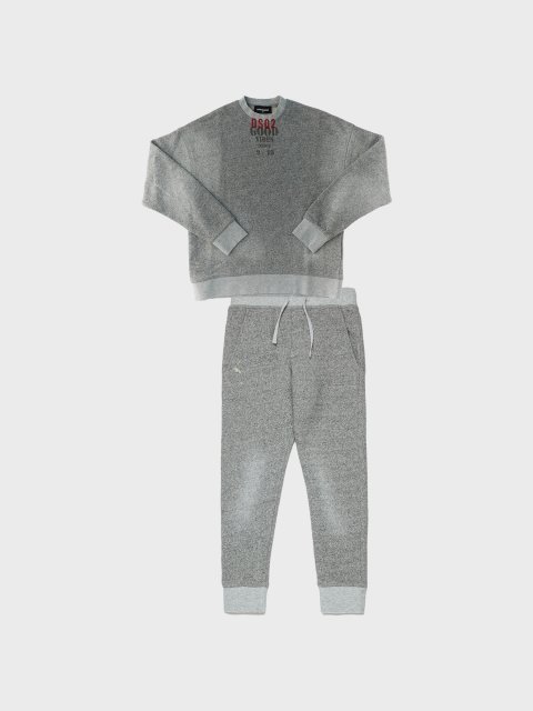 Сіра кофта, штани DSQUARED KID з бавовни: фото - Invogue