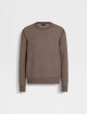Коричневий светр ZEGNA з кашеміру: фото - Invogue