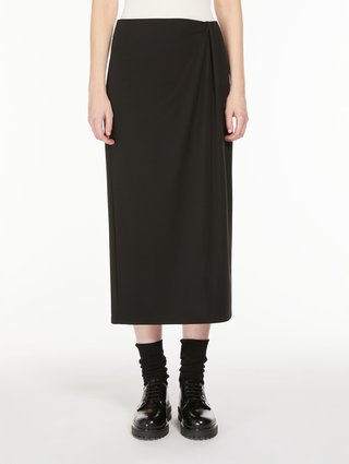 Чёрная юбка WEEKEND MAX MARA: фото 1 - Invogue