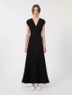 Чорна сукня SPORTMAX з суміші віскози: фото 2 - Invogue