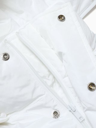 Белая куртка MM6 MAISON MARGIELA KIDS: фото 2 - Invogue