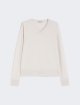 Білий светр MAX MARA з вовняної пряжі: фото - Invogue