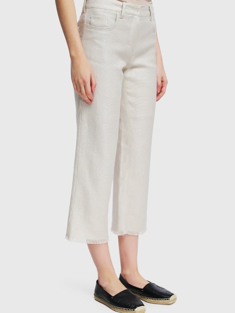 Кремові брюки MAX MARA : фото 3 - Invogue