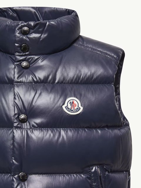 Темно-синій жилет MONCLER ENFANT : фото 1 - Invogue