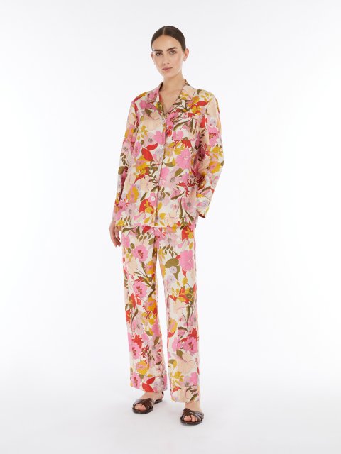 Різнокольорові брюки Max Mara шовкові: фото 1 - Invogue