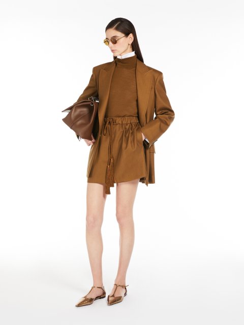 Світло-коричнева спідниця Max Mara міні: фото 1 - Invogue