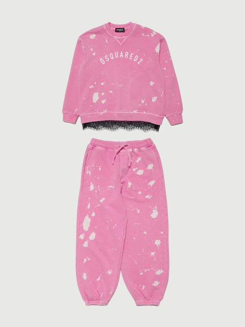 Рожеві кофта, штани DSQUARED KID : фото - Invogue