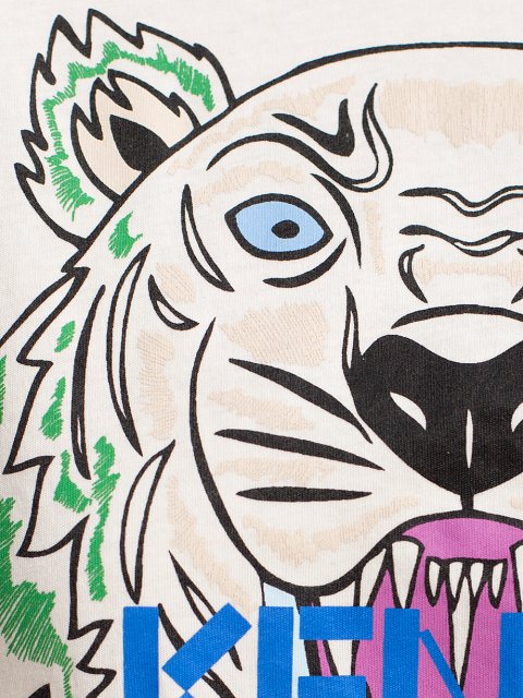 Белая футболка KENZO: фото 7 - Invogue