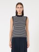 Топ у смужку WEEKEND MAX MARA з суміші віскози: фото 2 - Invogue