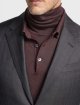 Темно-коричневий костюм в тонку смужку Zegna з вовни: фото 4 - Invogue