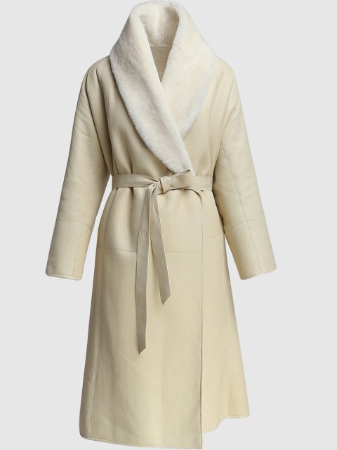 Белая дубленка MAX MARA: фото - Invogue