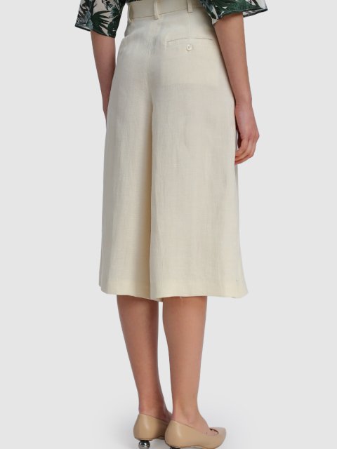 Молочні брюки-спідниця WEEKEND MAX MARA: фото 4 - Invogue