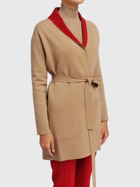 Бежевий кардиган MAX MARA : фото 2 - Invogue