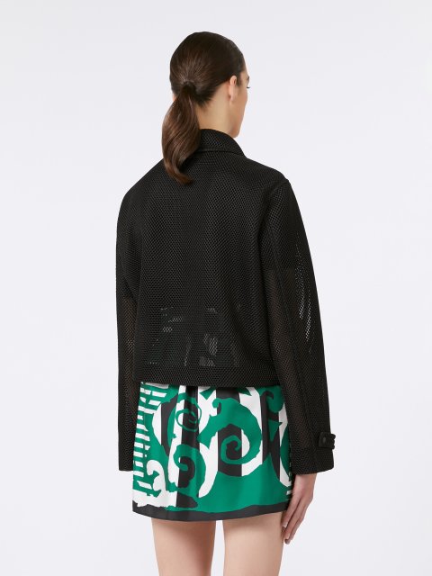 Чорна куртка MAX MARA вільного крою: фото 3 - Invogue